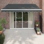 Toldo retráctil aluminio y tela gris antracita 3,5x2,5 m von , Markisen - Ref: Foro24-3154437, Preis: 215,95 €, Rabatt: %
