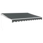 Toldo retráctil aluminio y tela gris antracita 3,5x2,5 m von , Markisen - Ref: Foro24-3154437, Preis: 215,95 €, Rabatt: %