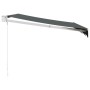 Toldo retráctil aluminio y tela gris antracita 3,5x2,5 m von , Markisen - Ref: Foro24-3154437, Preis: 215,95 €, Rabatt: %