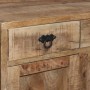Aparador con estantes de madera de mango maciza 120x35x200 cm by , Sideboards - Ref: Foro24-244945, Price: 642,73 €, Discount: %