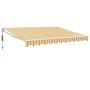 Toldo retráctil automático amarillo y blanco 3,5x2,5 m von , Markisen - Ref: Foro24-3154482, Preis: 288,28 €, Rabatt: %