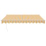 Toldo retráctil automático amarillo y blanco 3,5x2,5 m von , Markisen - Ref: Foro24-3154482, Preis: 288,28 €, Rabatt: %