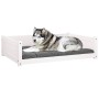 Cama para perros madera maciza de pino blanco 105,5x75,5x28 cm von , Betten für Hunde - Ref: Foro24-821463, Preis: 95,51 €, R...