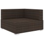 Asiento seccional de esquina con cojines 1 uds ratán PE marrón von , Modulare Sofas für den Außenbereich - Ref: Foro24-46797,...