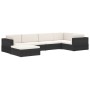 Asiento seccional de esquina con cojines 1 uds ratán PE marrón von , Modulare Sofas für den Außenbereich - Ref: Foro24-46797,...