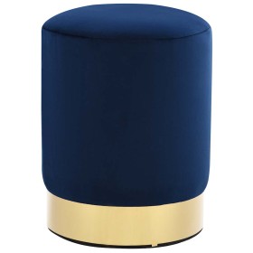Taburete de terciopelo azul y dorado von , Klapphocker und Stühle - Ref: Foro24-249833, Preis: 37,32 €, Rabatt: %