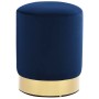 Taburete de terciopelo azul y dorado von , Klapphocker und Stühle - Ref: Foro24-249833, Preis: 37,32 €, Rabatt: %
