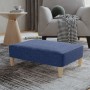 Reposapiés de tela azul 78x56x32 cm by , Ottomans - Ref: Foro24-337805, Price: 54,66 €, Discount: %