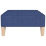 Reposapiés de tela azul 78x56x32 cm by , Ottomans - Ref: Foro24-337805, Price: 54,66 €, Discount: %