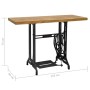 Mesa consola de máquina de coser 110x40x75 cm von , Seitentische - Ref: Foro24-285208, Preis: 280,93 €, Rabatt: %
