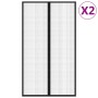 Mosquiteras para puerta bloque magnético 2 uds negro 200x80 cm von , Moskitonetze für Fenster - Ref: Foro24-314685, Preis: 15...
