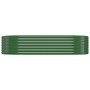 Jardinera arriate acero recubrimiento polvo verde 175x100x36 cm by , Pots and planters - Ref: Foro24-318988, Price: 39,10 €, ...