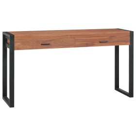Escritorio con 2 cajones madera de teca 140x40x75 cm de , Escritorios - Ref: Foro24-325269, Precio: 283,45 €, Descuento: %