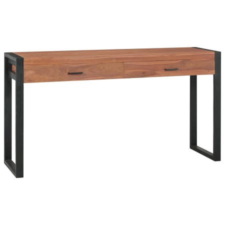 Escritorio con 2 cajones madera de teca 140x40x75 cm de , Escritorios - Ref: Foro24-325269, Precio: 283,31 €, Descuento: %