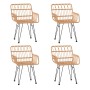 Juego de comedor de jardín 5 piezas ratán sintético by , Garden sets - Ref: Foro24-3157860, Price: 358,63 €, Discount: %