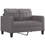 Juego de sofás con cojines 3 piezas cuero sintético gris de , Sofás - Ref: Foro24-3201365, Precio: 419,53 €, Descuento: %
