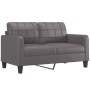 Juego de sofás con cojines 3 piezas cuero sintético gris de , Sofás - Ref: Foro24-3201365, Precio: 419,53 €, Descuento: %