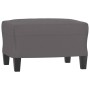 Juego de sofás con cojines 3 piezas cuero sintético gris de , Sofás - Ref: Foro24-3201365, Precio: 419,53 €, Descuento: %