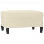 Juego de sofás con cojines 4 piezas cuero sintético crema by , Sofas - Ref: Foro24-3201746, Price: 591,23 €, Discount: %