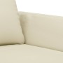 Juego de sofás con cojines 4 piezas cuero sintético crema by , Sofas - Ref: Foro24-3201746, Price: 591,23 €, Discount: %