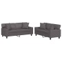 Juego de sofás con cojines 2 piezas cuero sintético gris von , Sofas - Ref: Foro24-3201926, Preis: 550,47 €, Rabatt: %