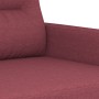 Juego de sofás con cojines 2 piezas tela rojo tinto by , Sofas - Ref: Foro24-3201622, Price: 499,06 €, Discount: %