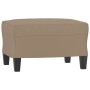 Juego de sofás con cojines 3 piezas cuero sintético capuchino de , Sofás - Ref: Foro24-3202159, Precio: 495,53 €, Descuento: %