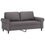 Juego de sofás con cojines 3 piezas cuero sintético gris by , Sofas - Ref: Foro24-3202167, Price: 538,10 €, Discount: %