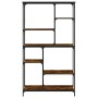 Estantería madera ingeniería acero roble ahumado 99x35,5x176 cm von , Bücherregale und Regale - Ref: Foro24-835411, Preis: 86...