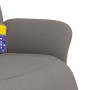 Sillón reclinable de masaje con reposapiés tela gris taupe by , Armchairs - Ref: Foro24-356538, Price: 231,15 €, Discount: %