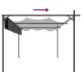 Pérgola con cubierta retráctil gris antracita 395x292x230 cm von , Zelte und Pavillons - Ref: Foro24-360119, Preis: 283,62 €,...