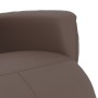 Sillón reclinable con reposapiés cuero sintético marrón by , Armchairs - Ref: Foro24-356586, Price: 220,99 €, Discount: %
