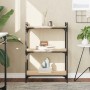 Librería 3 estantes madera ingeniería roble Sonoma 60x30x86 cm von , Bücherregale und Regale - Ref: Foro24-837648, Preis: 43,...