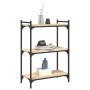 Librería 3 estantes madera ingeniería roble Sonoma 60x30x86 cm von , Bücherregale und Regale - Ref: Foro24-837648, Preis: 43,...
