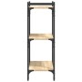 Librería 3 estantes madera ingeniería roble Sonoma 60x30x86 cm von , Bücherregale und Regale - Ref: Foro24-837648, Preis: 43,...