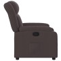 Sillón reclinable de tela marrón oscuro by , Armchairs - Ref: Foro24-373579, Price: 229,88 €, Discount: %