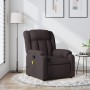 Sillón de masaje reclinable de tela marrón oscuro by , Armchairs - Ref: Foro24-373591, Price: 239,00 €, Discount: %