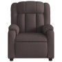Sillón de masaje reclinable de tela marrón oscuro by , Armchairs - Ref: Foro24-373591, Price: 239,00 €, Discount: %