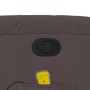 Sillón de masaje reclinable de tela marrón oscuro de , Sillones - Ref: Foro24-373591, Precio: 238,89 €
