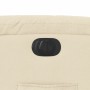 Sillón reclinable eléctrico de tela crema by , Armchairs - Ref: Foro24-3205301, Price: 278,02 €, Discount: %