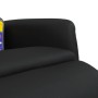 Sillón reclinable masaje con reposapiés cuero sintético negro by , Armchairs - Ref: Foro24-356724, Price: 233,63 €, Discount: %