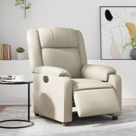 Sillón reclinable eléctrico de cuero sintético crema von , Sessel - Ref: Foro24-3205137, Preis: 290,93 €, Rabatt: %