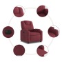 Sillón reclinable eléctrico tela rojo tinto by , Armchairs - Ref: Foro24-3204347, Price: 264,41 €, Discount: %