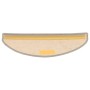 Alfombrilla autoadhesiva escalera 15 uds plateado 65x21x4 cm de vidaXL, Alfombrillas para escalones - Ref: Foro24-326901, Pre...