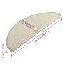 Selbstklebende Stufenmatte 15 Stück silber 65x21x4 cm von vidaXL, Treppenmatten - Ref: Foro24-326901, Preis: 101,35 €, Rabatt: %