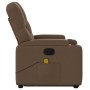 Silla de masaje reclinable de pie de tela marrón by , Armchairs - Ref: Foro24-3204726, Price: 308,55 €, Discount: %