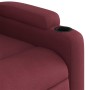 Sillón reclinable eléctrico tela rojo tinto by , Armchairs - Ref: Foro24-3204689, Price: 242,73 €, Discount: %