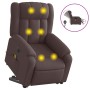 Sillón masaje eléctrico reclinable elevable tela marrón oscuro von , Sessel - Ref: Foro24-3205357, Preis: 342,65 €, Rabatt: %