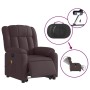 Sillón masaje eléctrico reclinable elevable tela marrón oscuro von , Sessel - Ref: Foro24-3205357, Preis: 342,65 €, Rabatt: %