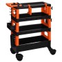 FX-Tools Carrito de herramientas de 4 niveles negro y naranja by , Cargo forklifts - Ref: Foro24-447439, Price: 60,44 €, Disc...